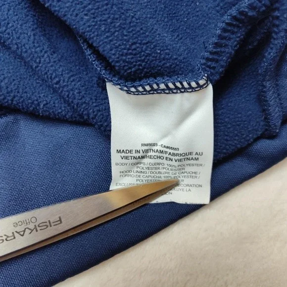 Nike Hoodie Mens Medium Navy Blue Dri-FIT Just Do It Swoosh Pullover Sweatshirt - Picture 6 of 10